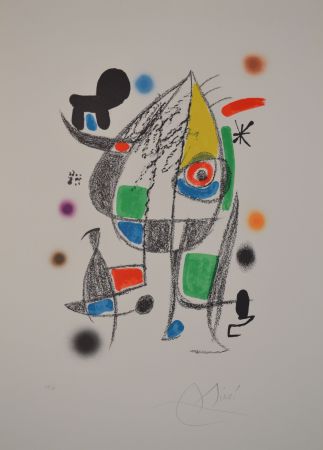 Lithograph Miró - Maravillas - M1072
