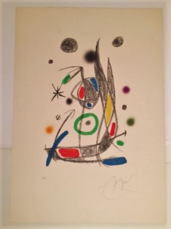 Lithograph Miró - Maravillas con Varaciones Acrosticas 
