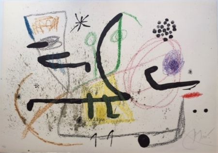 Lithograph Miró - Maravillas con Varaciones Acrosticas 
