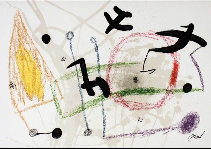 Lithograph Miró - Maravillas con variaciones 5
