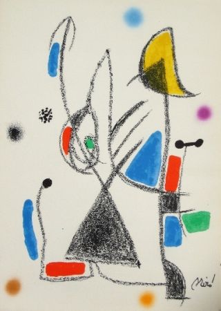 Lithograph Miró - Maravillas con variaciones acrosticas 16