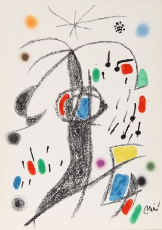 Lithograph Miró - Maravillas con Variaciones Acrosticas en el jardin de Miro (Number 21)