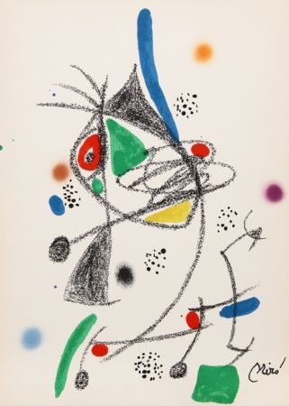 Lithograph Miró - Maravillas con Variaciones Acrosticas en el jardin de Miro (Number 6)