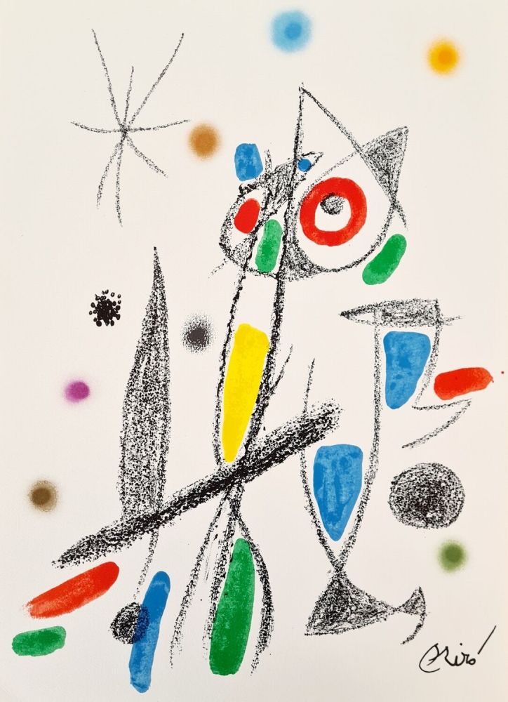 Lithograph Miró - Maravillas con Variaciones Acrósticas 12