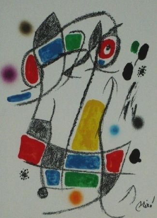 Lithograph Miró - Maravillas con Variaciones Acrósticas en El Jardín