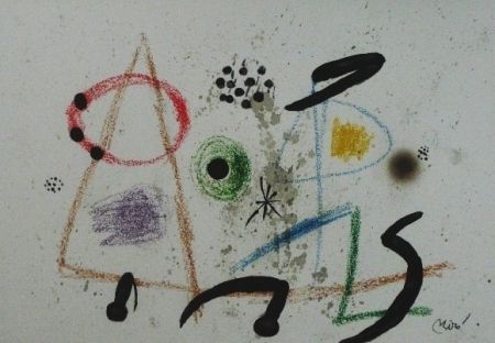 Lithograph Miró - Maravillas Con Variaciones Acrósticas En El Jardín De Miró