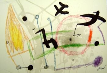 Lithograph Miró - Maravillas Con Variaciones Acrósticas En El Jardín De Miró n.5