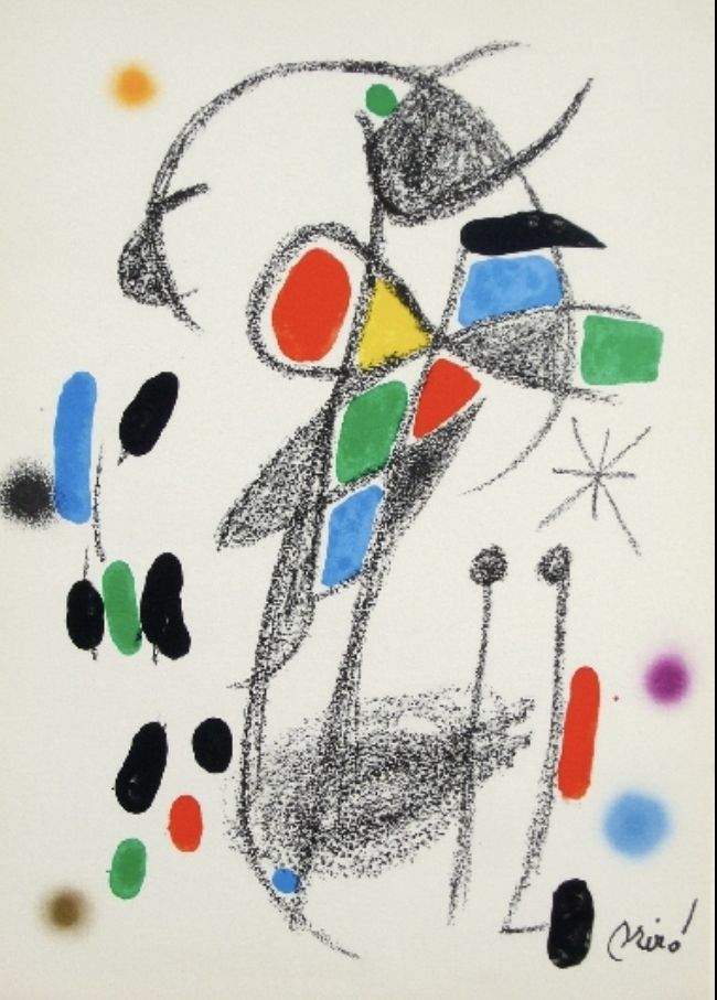 Lithograph Miró - Maravillas con variacones acrosticas 19
