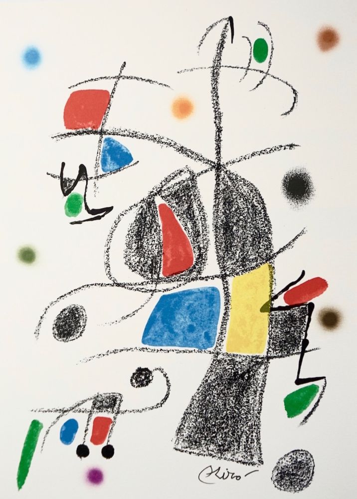Lithograph Miró - Maravillascon variaciones arcrosticas17