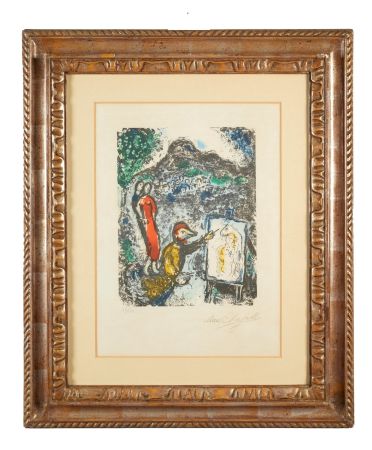 Lithograph Chagall - Marc Chagall (1887-1985) - Coloured lithograph on paper - 1972