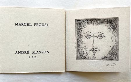 Illustrated Book Masson - Marcel PROUST et André MASSON. 
