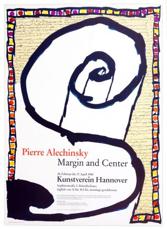 Poster Alechinsky - Margin and Center