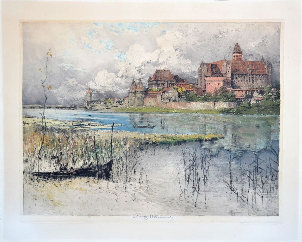Aquatint Kasimir - Marienburg Castle