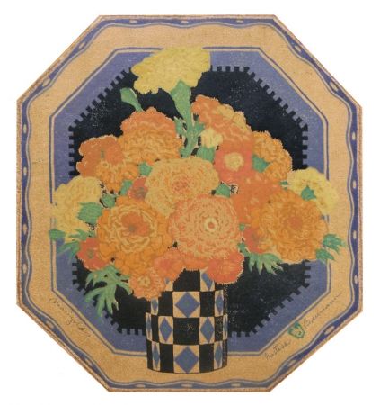 Woodcut Baumann - Marigolds (a.k.a. Sunny Messengers)