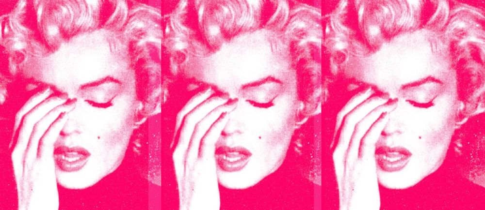 Screenprint Young - Marilyn Crying Triptych
