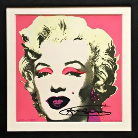 Lithograph Warhol - Marilyn Invitation - 12