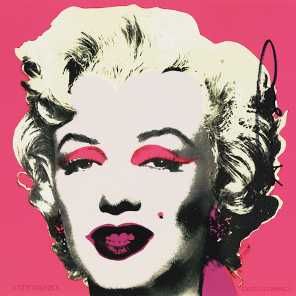 Screenprint Warhol - Marilyn Invitation 12