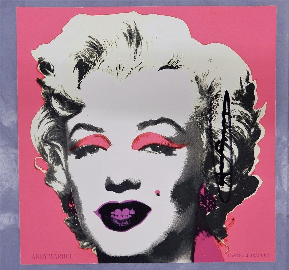 Screenprint Warhol - Marilyn Invitation 12