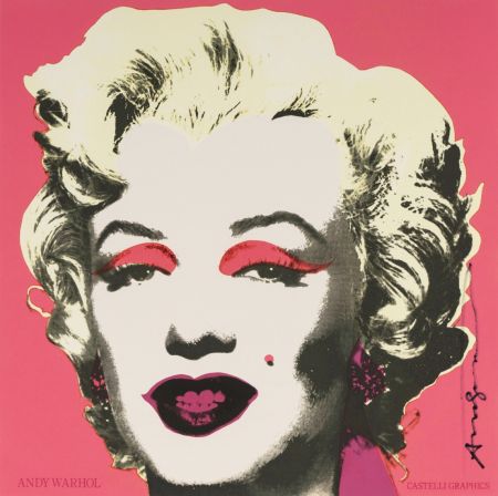 Screenprint Warhol - Marilyn Invitation 12