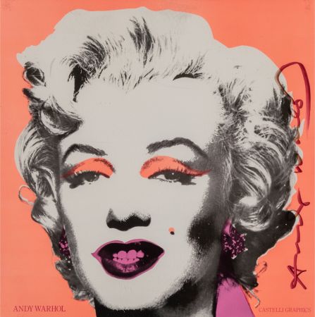Lithograph Warhol - Marilyn Invitation (Castelli Graphics)