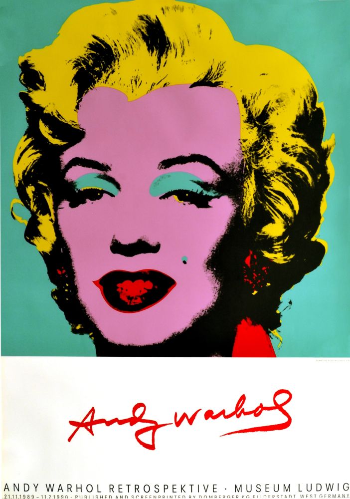 Poster Warhol - Marilyn Monroe