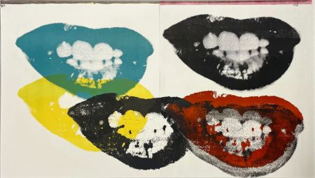 Screenprint Warhol - Marilyn Monroe I Love Your Kiss Forever Forever (FS II.5)