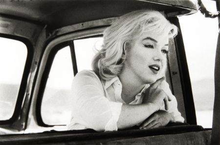 Photography Haas - Marilyn Monroe in the Car Looking Forward
