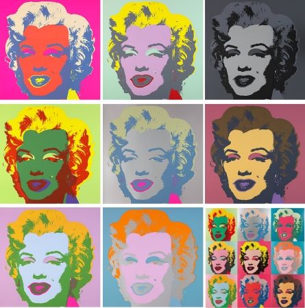 Lithograph Warhol (After) - Marilyn (Sunday B. Morning portfolio)