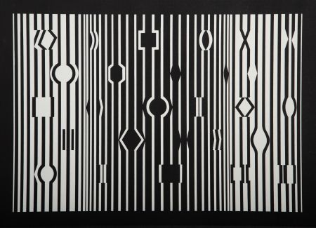 Screenprint Vasarely - Markab, from Album I