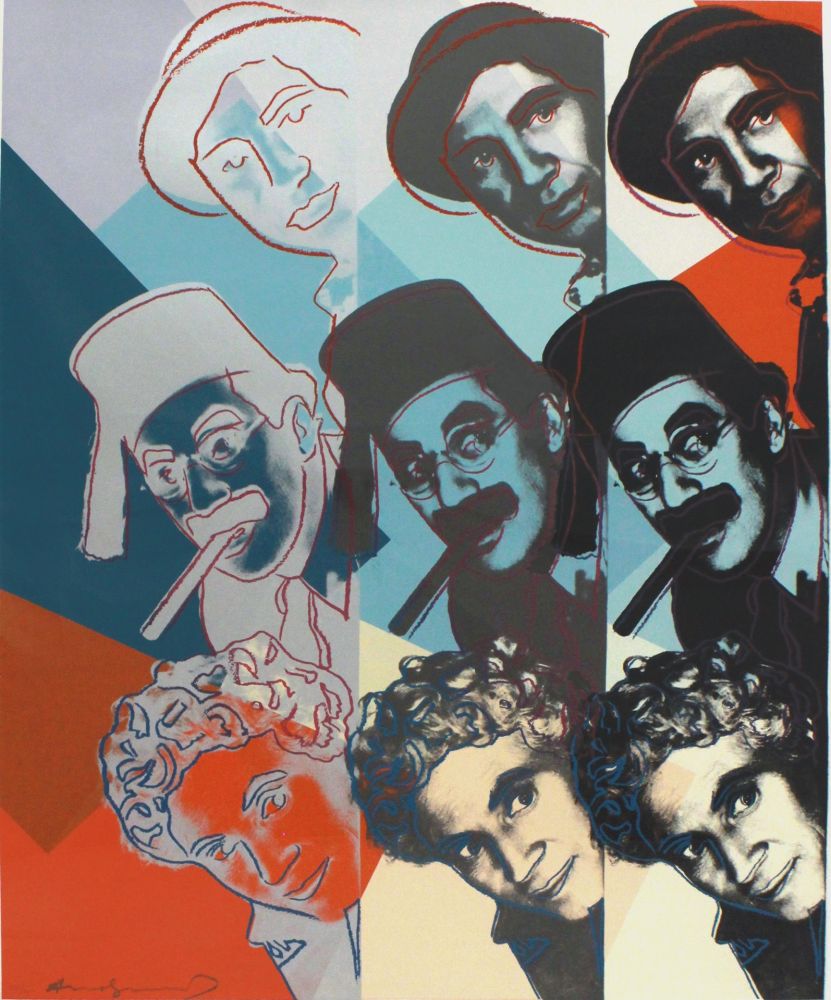 Screenprint Warhol - Marx Brothers (FS II.232)