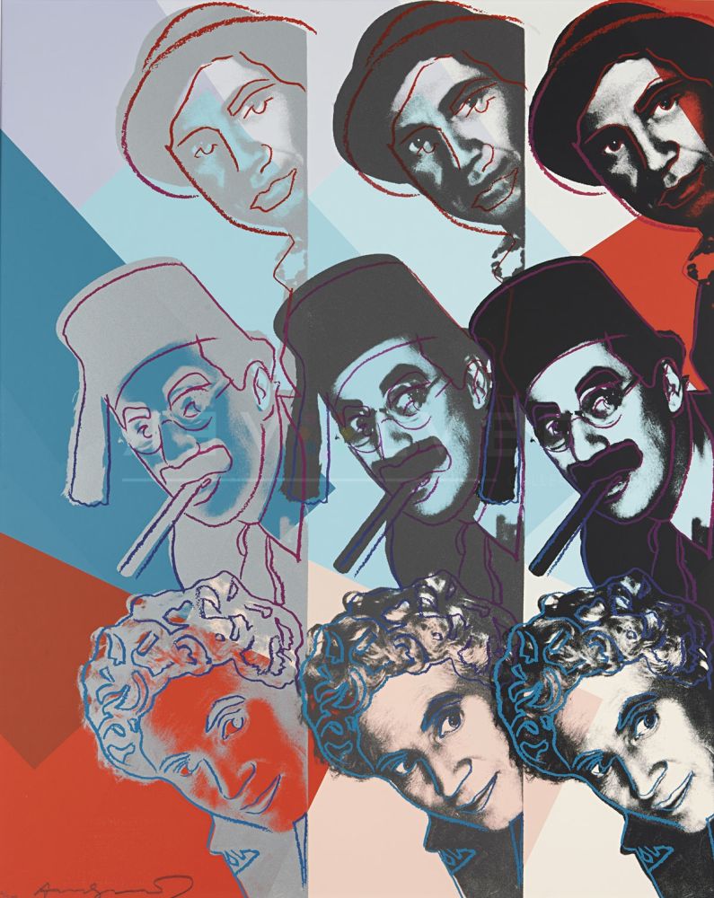 Screenprint Warhol - Marx Brothers (FS II.232)