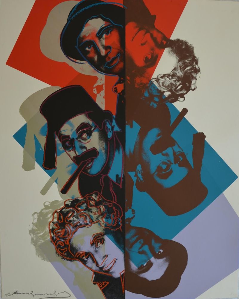 Screenprint Warhol - Marx Brothers TP