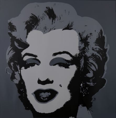 Screenprint Warhol - Marylin (#B), c. 1980 - Very large silkscreen