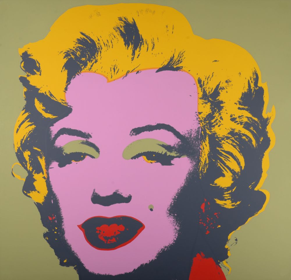 Screenprint Warhol - Marylin (#D), c. 1980