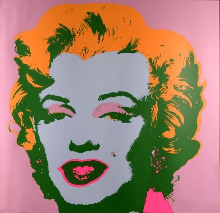 Screenprint Warhol - Marylin (#H), c. 1980 - Very large silkscreen