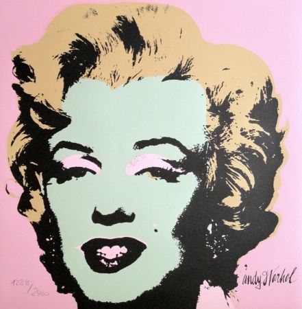 Lithograph Warhol - Marylin Monroe
