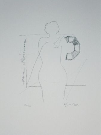 Lithograph Lindner - Marylin was here 14