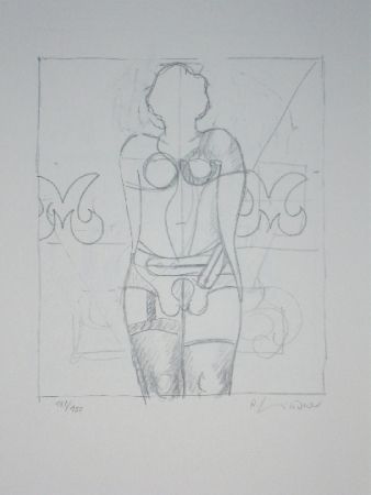 Lithograph Lindner - Marylin was here 5