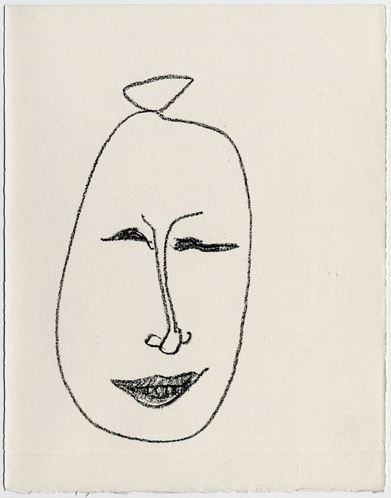 Lithograph Matisse - Masque esquimau n° 9. 1947  (Pour Une Fête en Cimmérie)