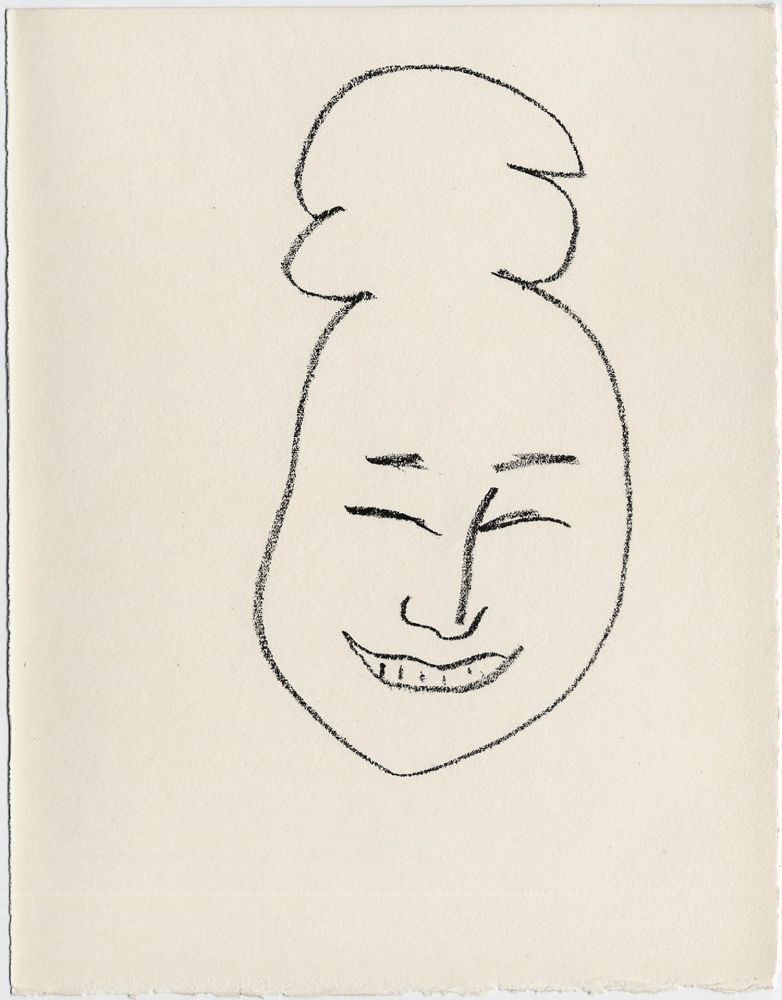 Lithograph Matisse - Masque esquimo n° 4. 1947  (Pour Une Fête en Cimmérie)