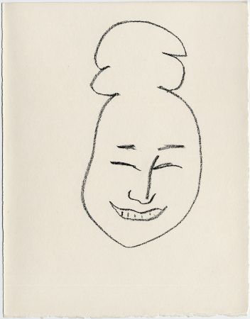 Lithograph Matisse - Masque esquimo n° 4. 1947  (Pour Une Fête en Cimmérie)