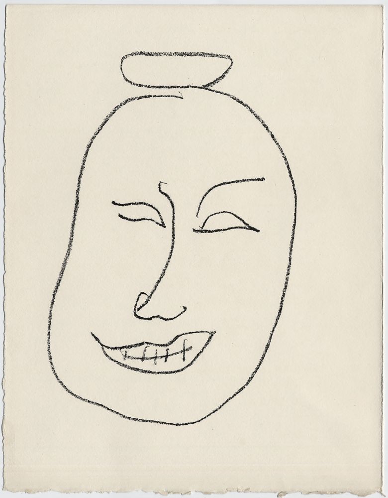 Lithograph Matisse - Masque esquimo n° 8. 1947 (Pour Une Fête en Cimmérie)
