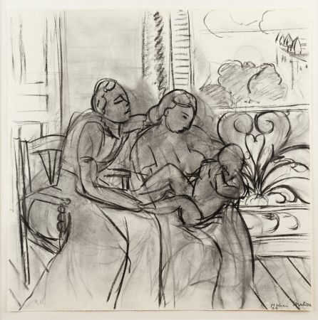 Lithograph Matisse (After) - Maternité