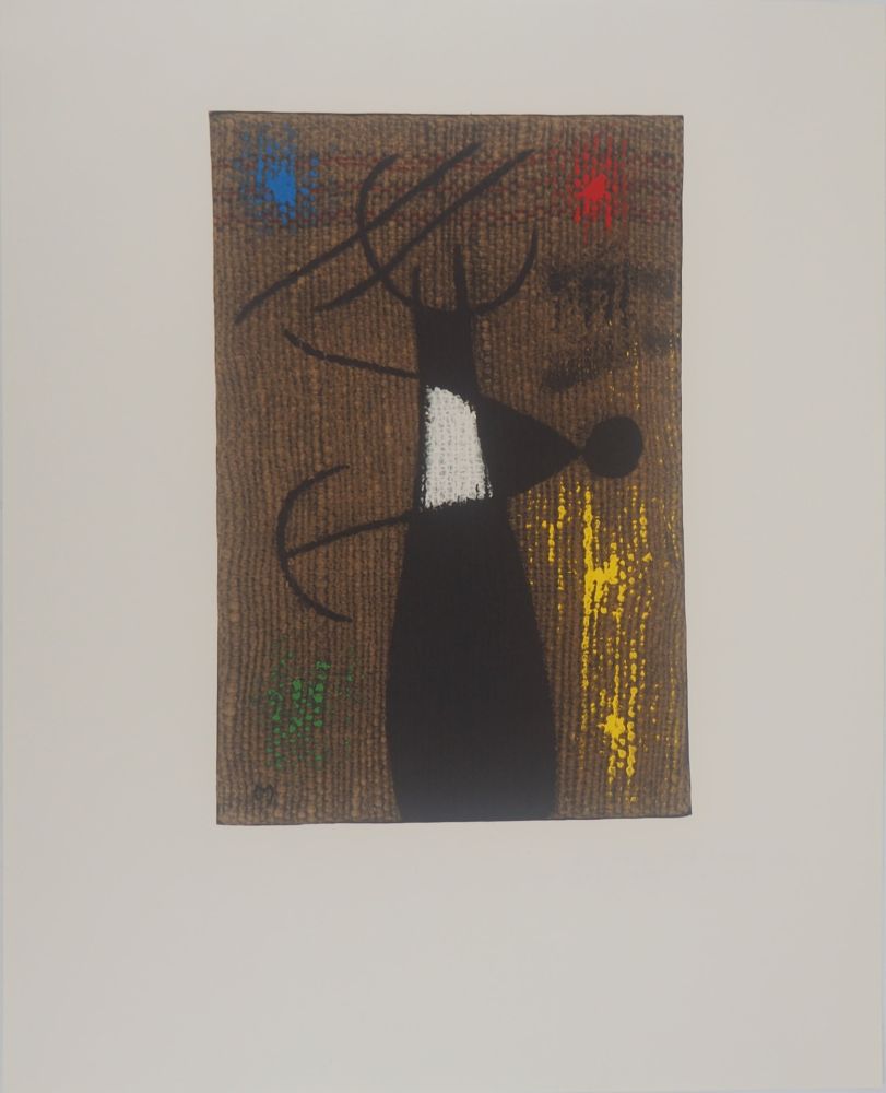 Lithograph Miró - Maternité, Femme et enfant