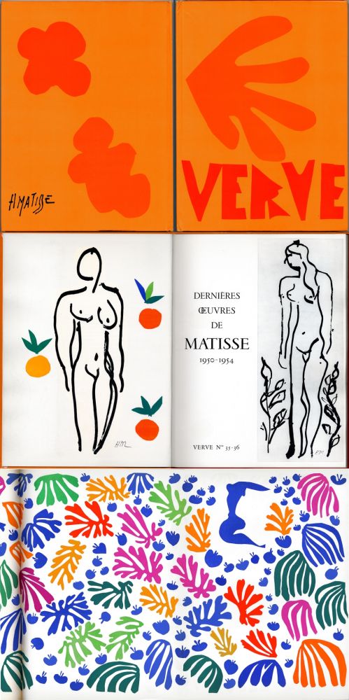 Illustrated Book Matisse - MATISSE. DERNIÈRES ŒUVRES 1950 - 1954 (VERVE Vol. IX, No. 35-36. 1958)