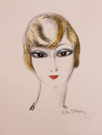 Lithograph Van Dongen - Maud