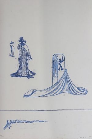 Lithograph Ernst - Max Ernst (1891-1976). Décervelages, Jarry. 1971. Signé
