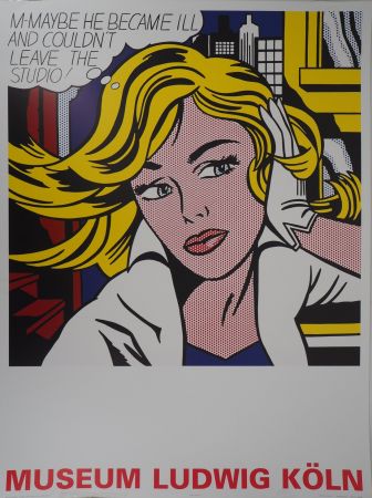 Illustrated Book Lichtenstein - May Be Girl