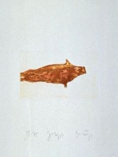 Etching And Aquatint Beuys - Meerengel Robbe II