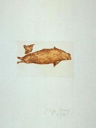 Etching And Aquatint Beuys - Meerengel Robbe III